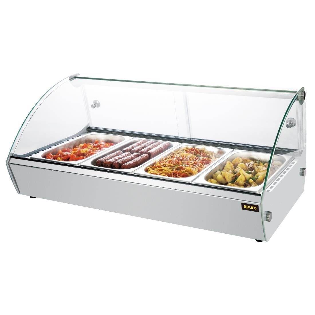 Apuro Countertop Heated Food Display 773mm • PAS-CW147-A