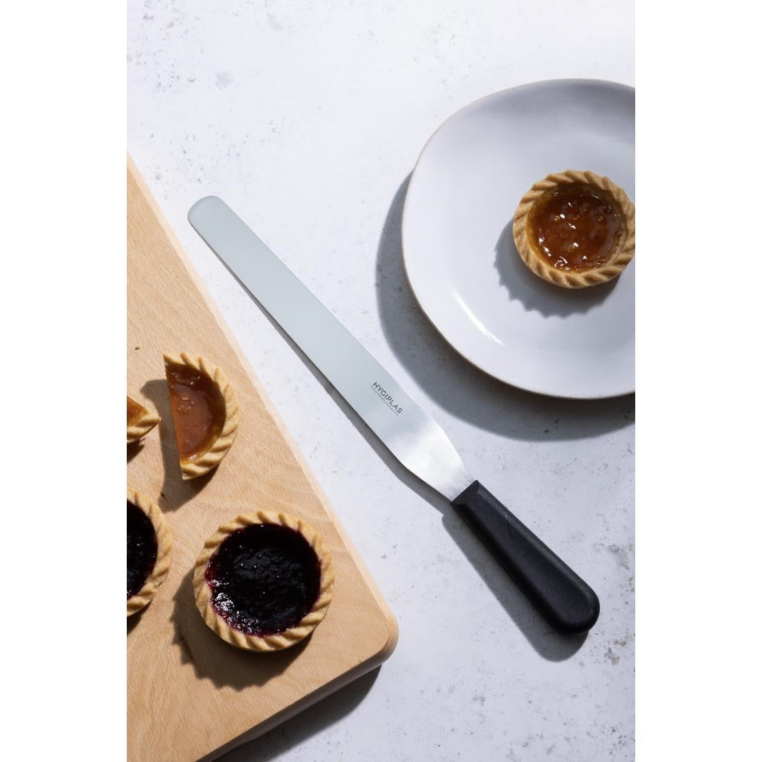 Hygiplas Straight Blade Palette Knife Black 255mm • PAS-D406