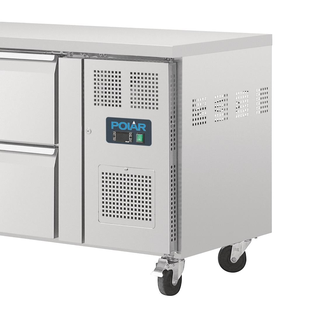 Polar U-Series Eight Drawer Gastronorm Counter Fridge (300W. Capacity: 8x1/1GN. R600a) • PAS-UA102-A