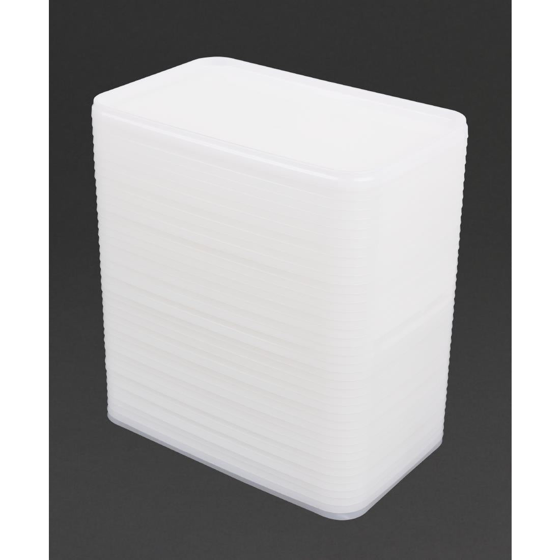 Ice Cream Container Lids 1.2Ltr (40 Pack) (192(W)x127(L)mm | Pack of 40) • PAS-DA571