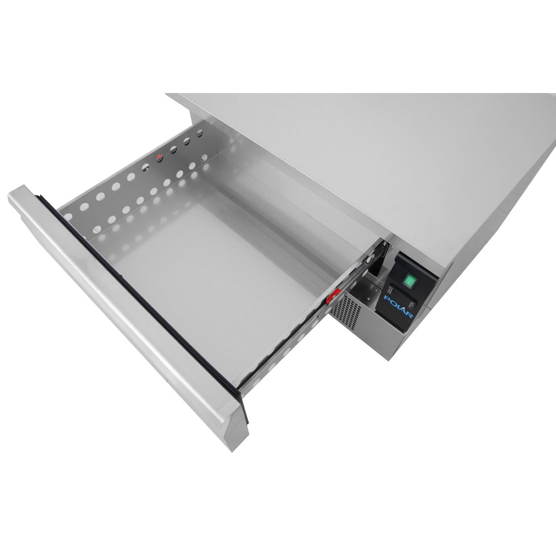 Polar U-Series Single Drawer Dual Temperature Counter Fridge Freezer 3xGN • PAS-DA995-A