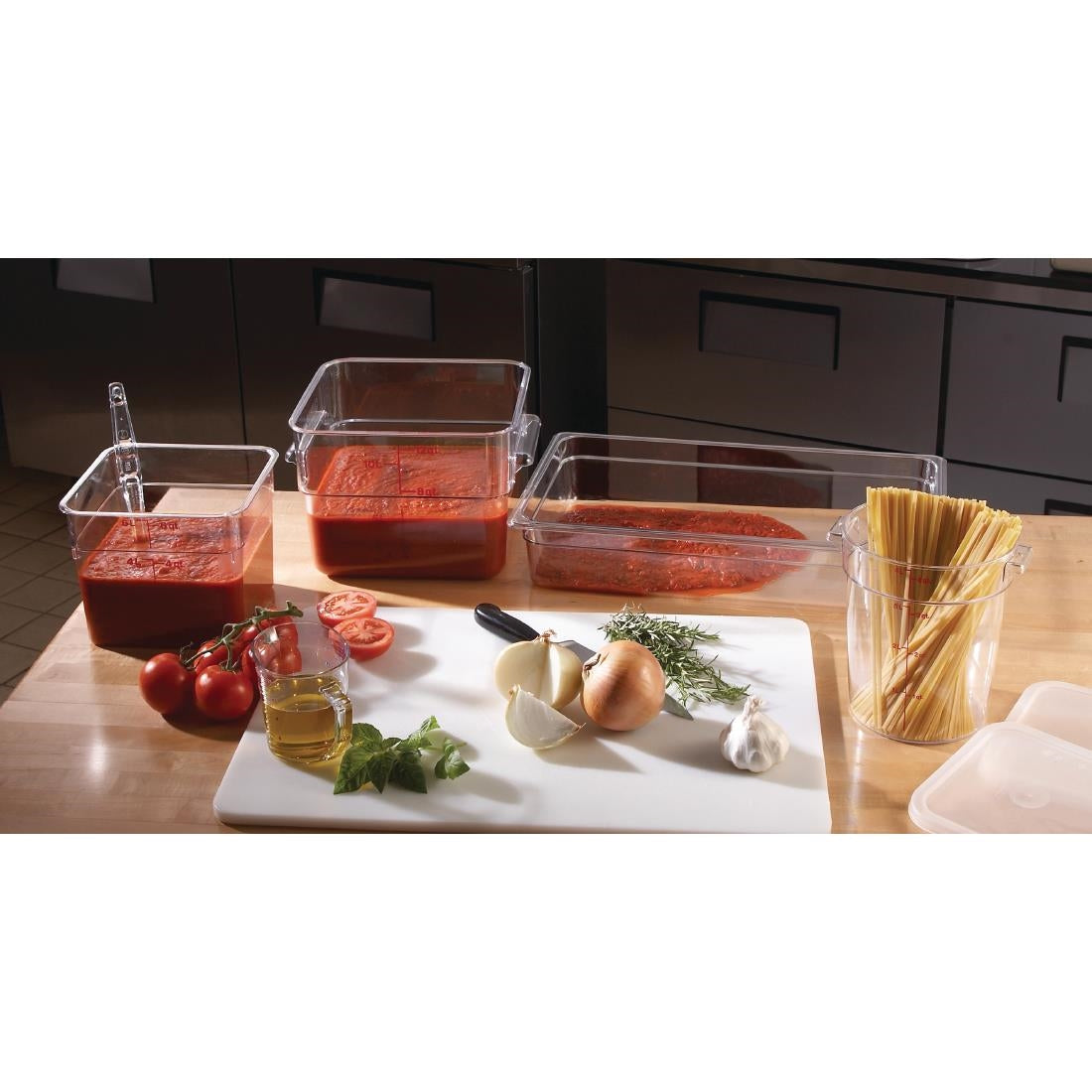 Cambro Square Polycarbonate Food Storage Container 5.7 Litre • PAS-DB010
