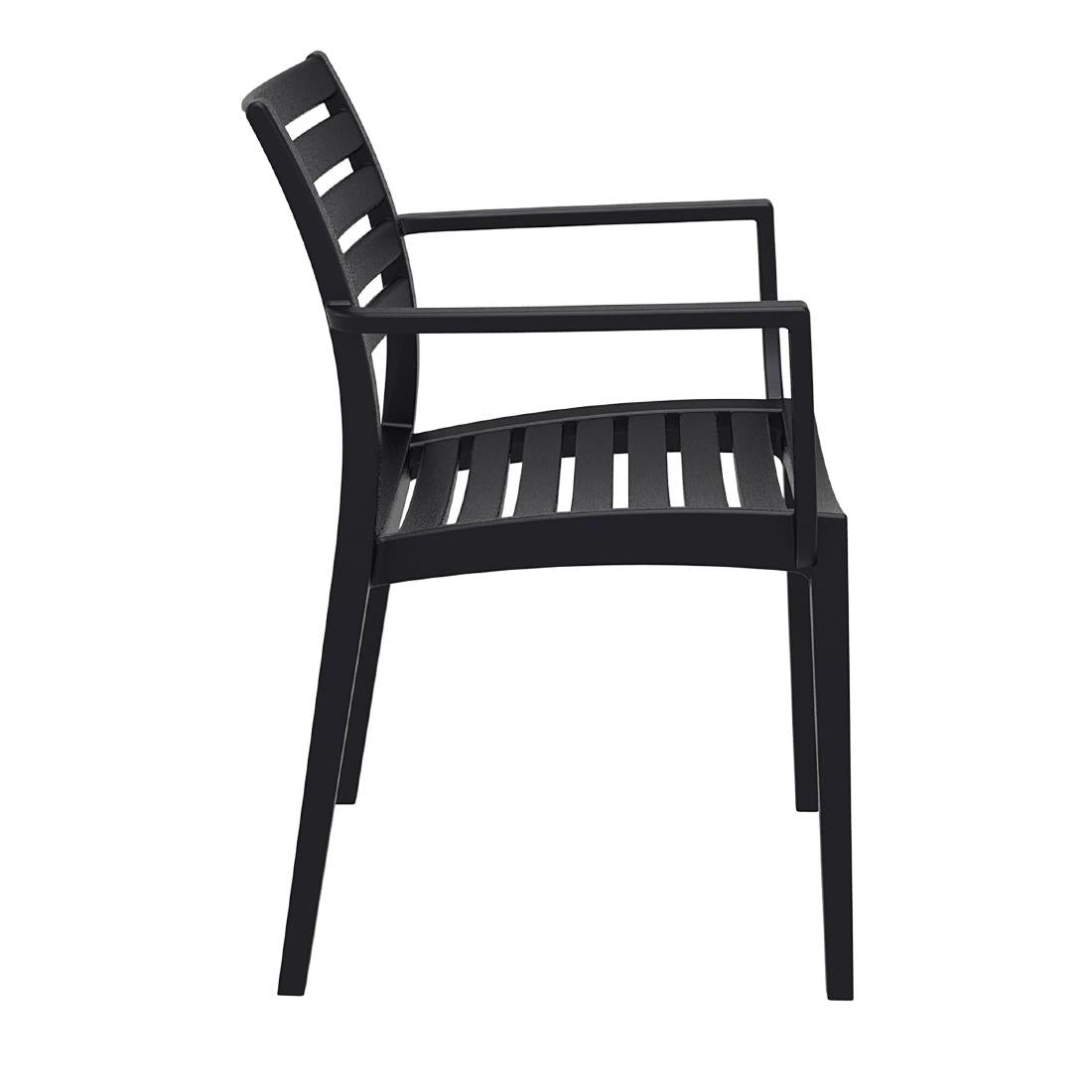 Siesta Exclusive Artemis Armchair Black (2 Pack) • PAS-DD038