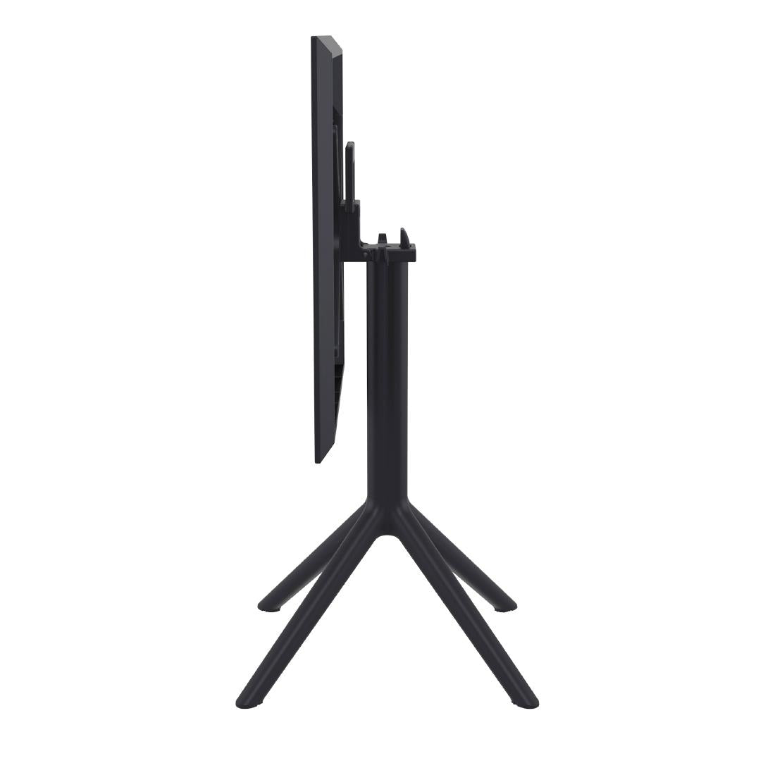 Siesta Exclusive Sky Folding Table 60 Square Black • PAS-DD084