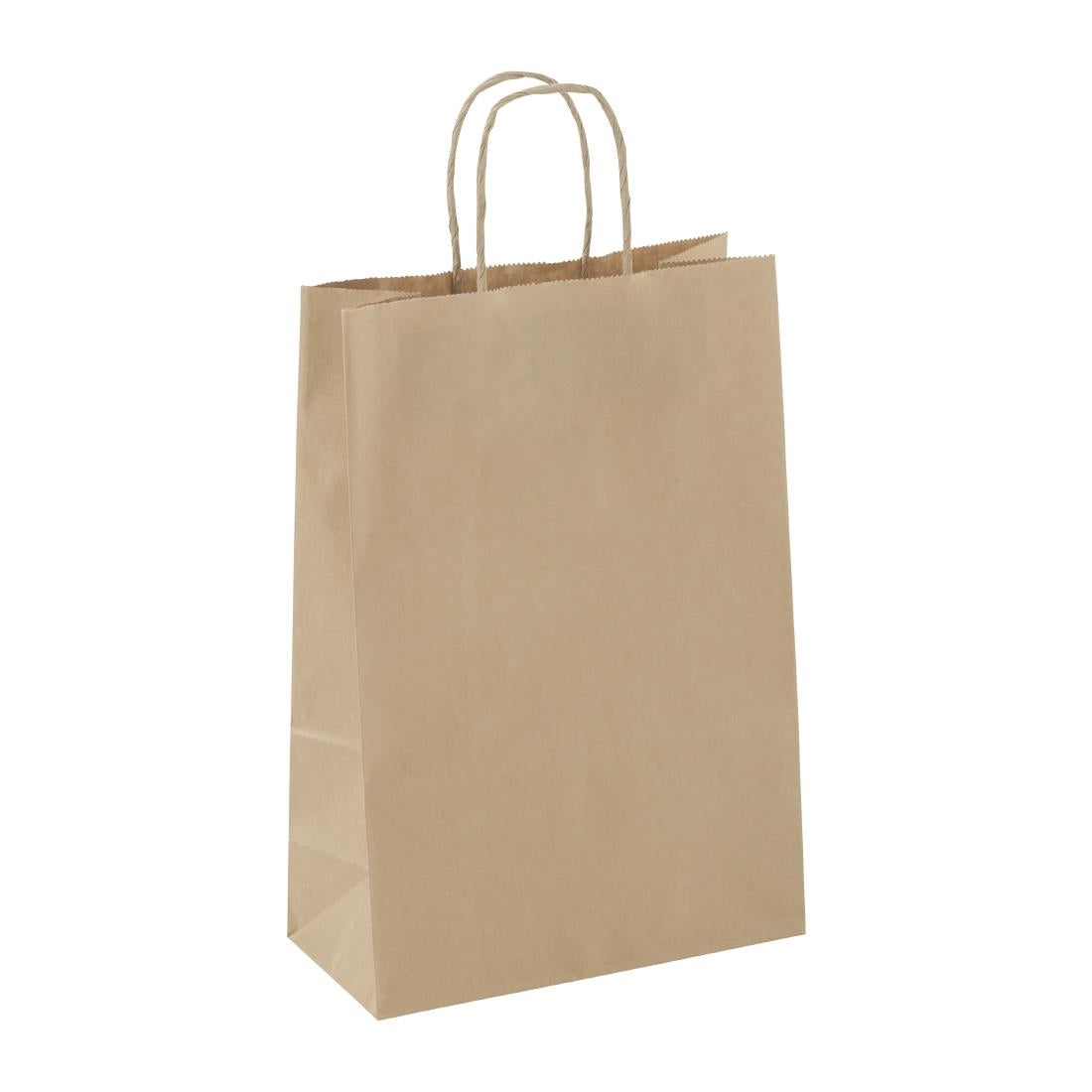 Detpak Small Paper Twist Handle Carry Bag (250 Pack) • PAS-DD323