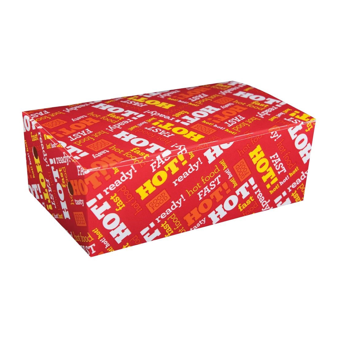 Detpak Hot Fast Food Medium Snack Box (50 Pack) • PAS-DD376