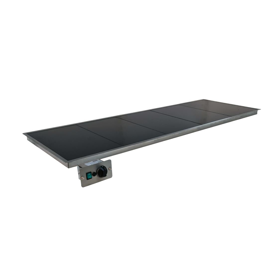 Versigen In-Counter Versitop ceramic glass food warmer - 5x1/1GN (Power: 1.1kW | 1358mm | 5x1/1GN) • PAS-DD512