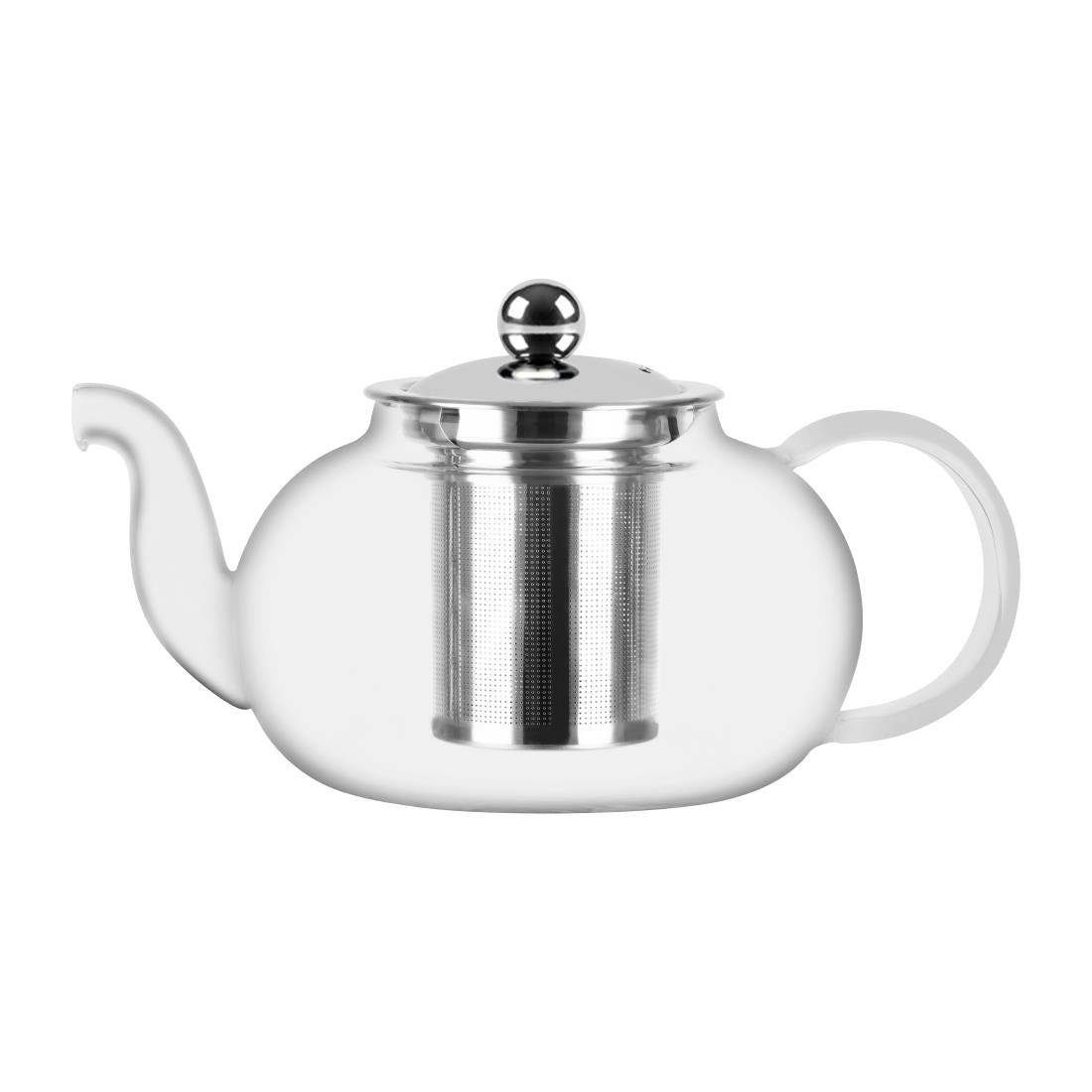 Brew Infuser Glass Teapot with Filter & ABS Knob 800ml (2 Pack) (Capacity: 800ml | Pack of 2) • PAS-DD522