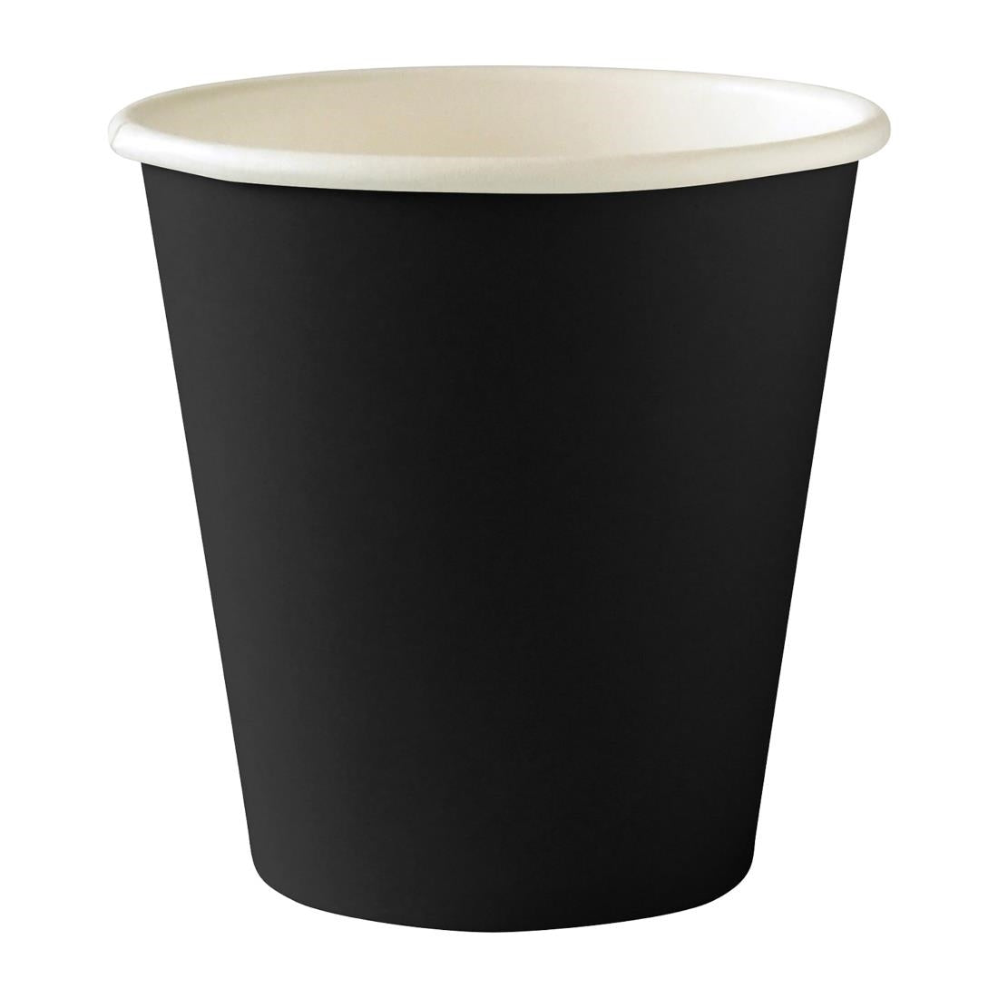 BioPak BioCup Single Wall Black - 230ml 80mm (1000 Pack) (230ml | 80mm | Compostable | Pack of 1000) • PAS-DD558