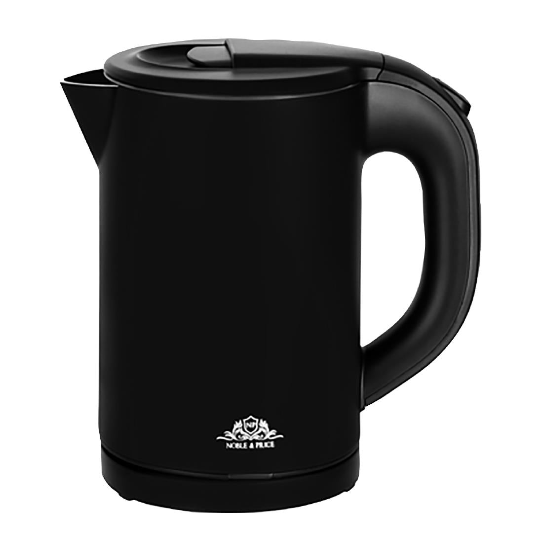 Noble & Price Cordless Electric Kettle Double Wall Black 0.8Ltr (Capacity: 0.8Ltr | 190x190mm) • PAS-DD770