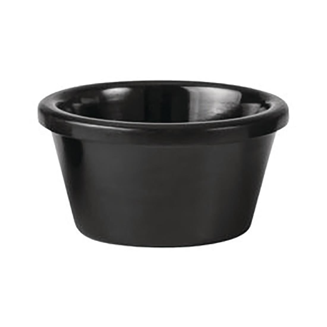Ryner Melamine Ramekin Black - 60ml • PAS-DD931