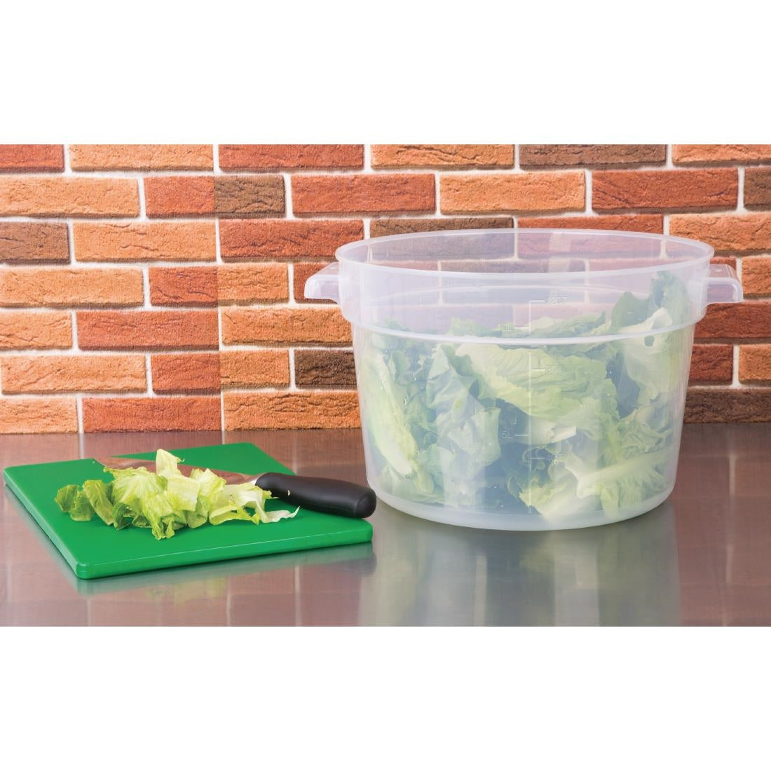 Vogue Polypropylene Round Food Storage Container 10Ltr • PAS-DJ961