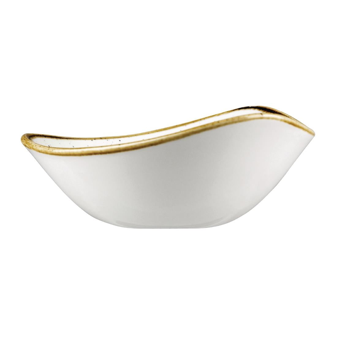 Churchill Stonecast Triangle Bowl Spiced Orange 185mm (12 Pack) • PAS-DK543