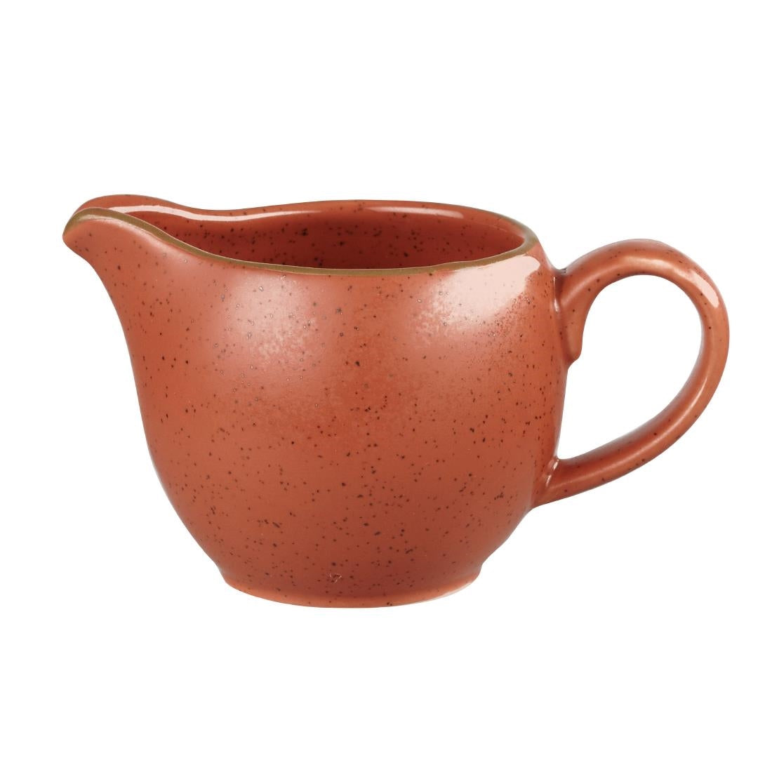 Churchill Stonecast Milk Jugs Spiced Orange 113mm (4 Pack) • PAS-DK551