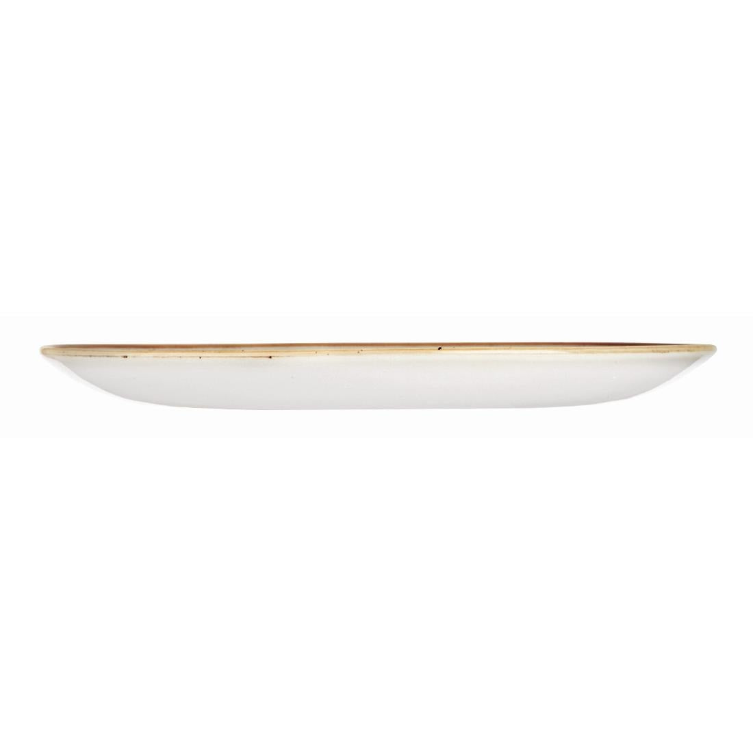 Churchill Stonecast Round Coupe Plate Peppercorn Grey 217mm • PAS-DK554