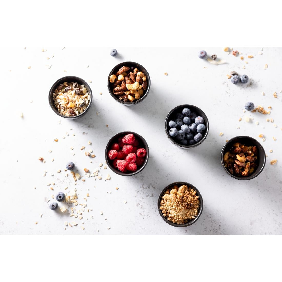 Olympia Tapas Ramekin Matt Black - 95mm 3 3/4" (6 Pack) (95mm. Matt Black. Pack quantity: 6) • PAS-DK831
