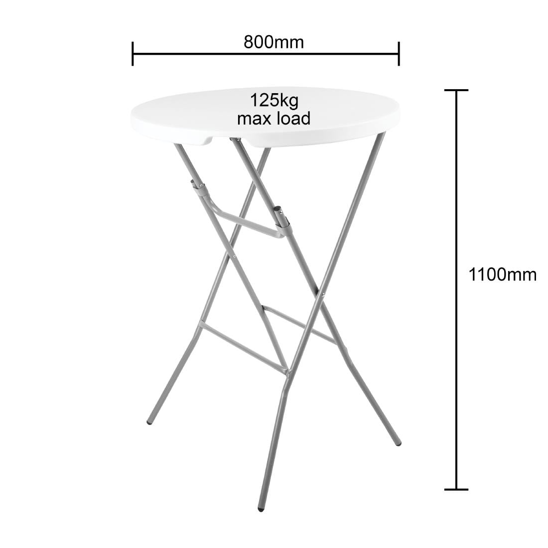 Bolero Foldaway Poseur Table • PAS-DL046