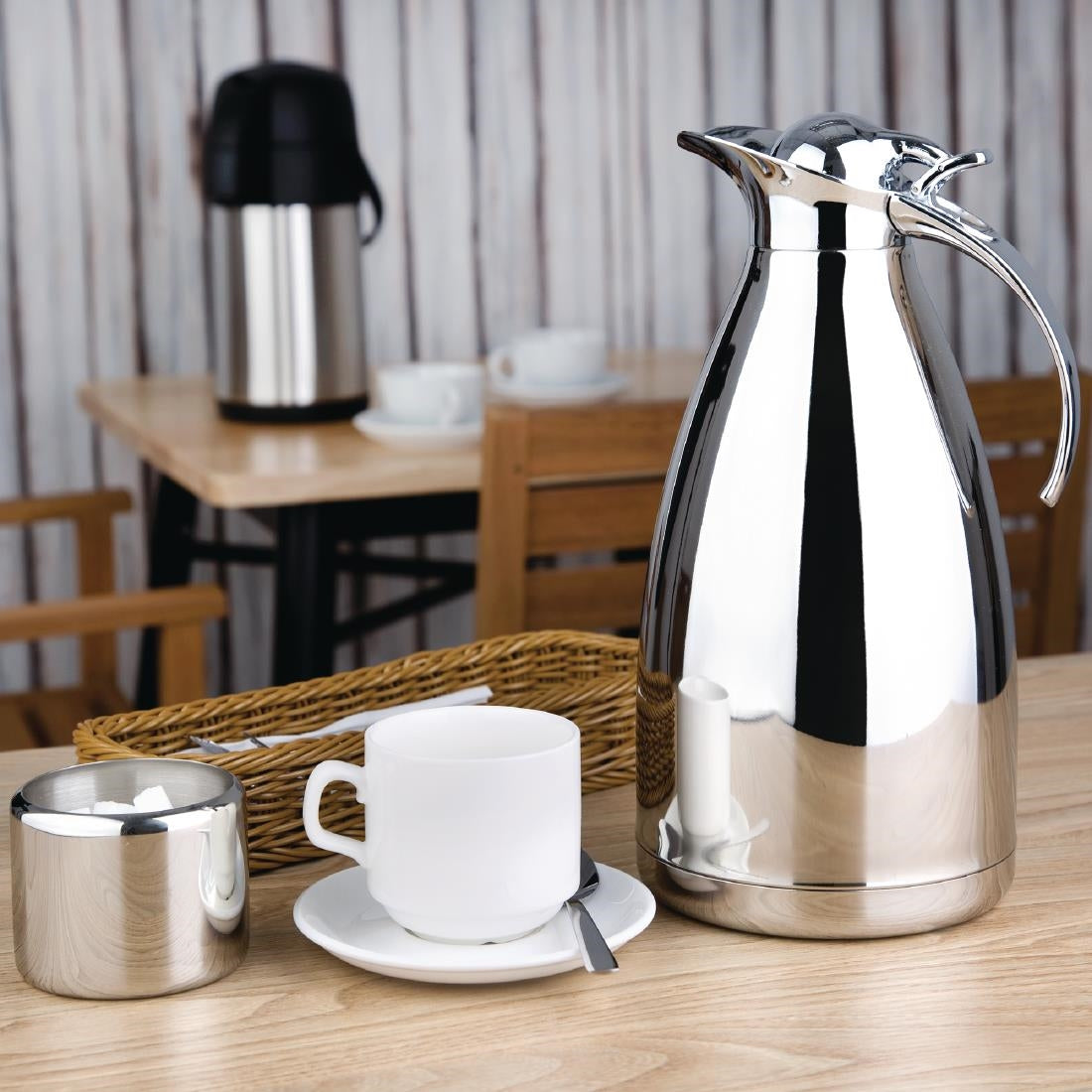 Olympia Vacuum Jug Polished 2Ltr • PAS-DL169