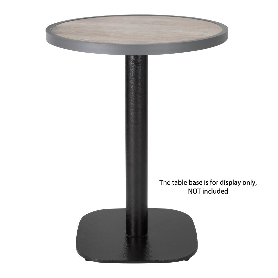 Bolero Fibre Glass Round Table Top Wood Effect 580mm • PAS-DL486