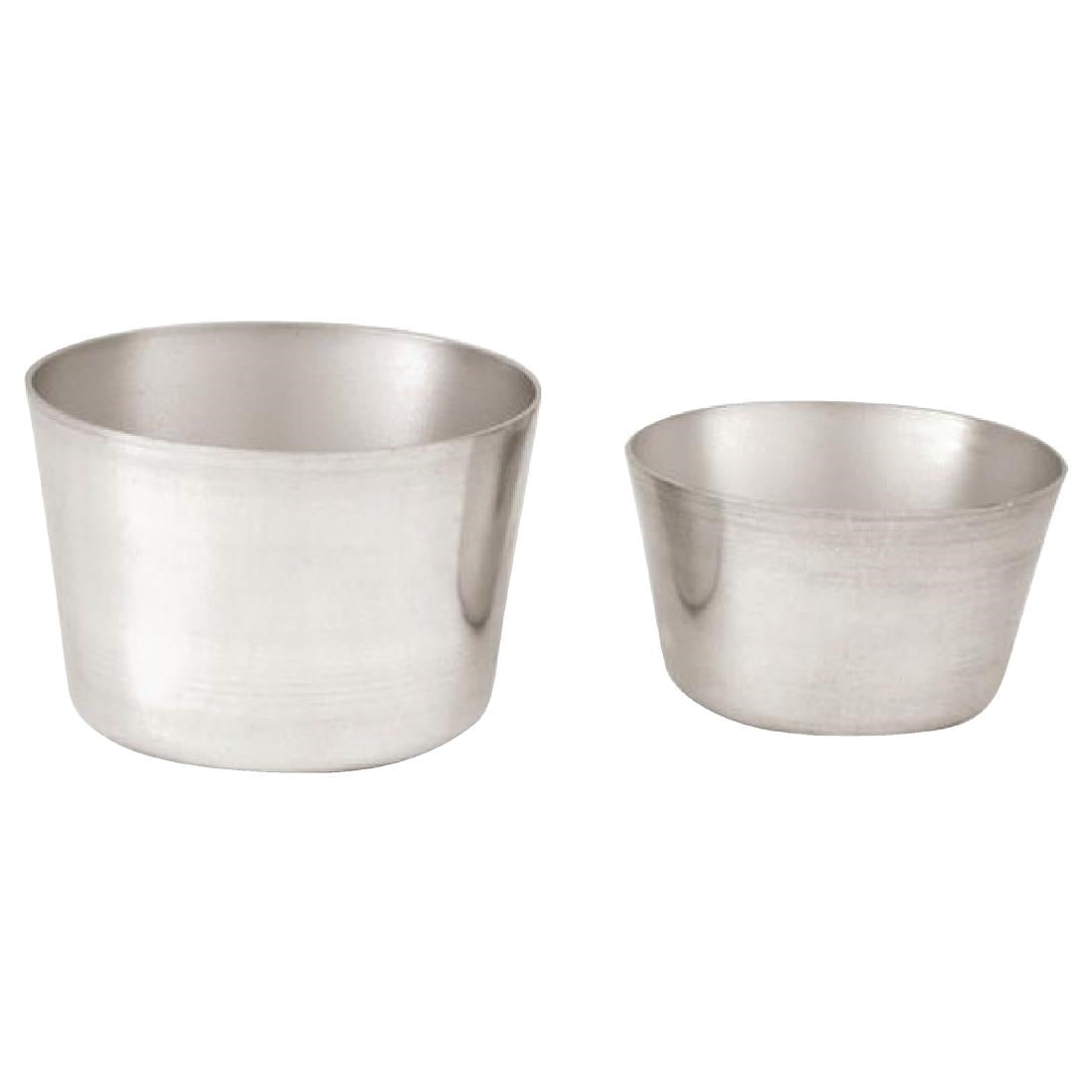 Pudding Mould Aluminium Med 120ml - 70x42mm • PAS-DL537