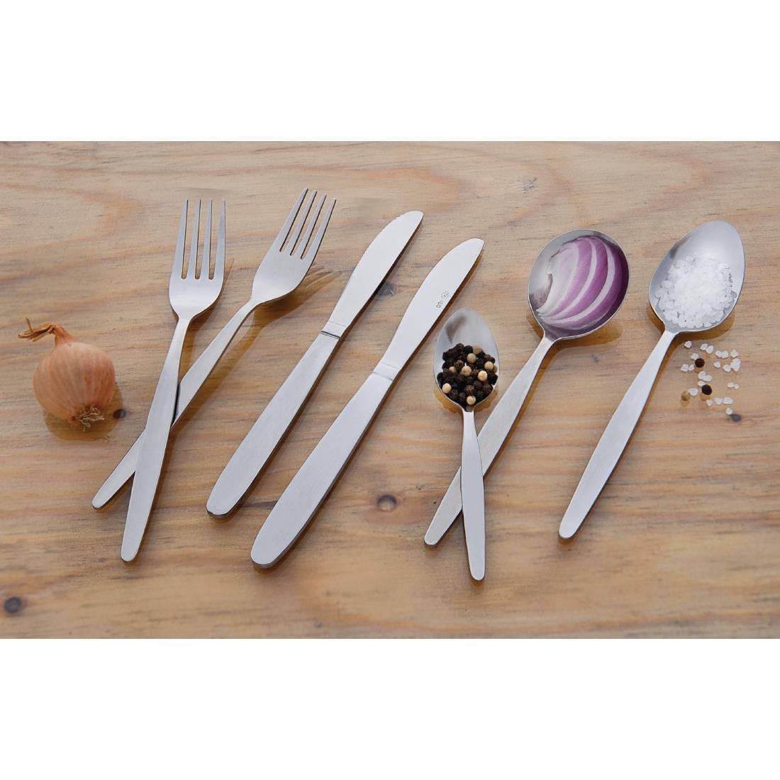 Tablekraft Atlantis Soup Spoon Stainless Steel 18/0 (12 Pack) (Pack of 12) • PAS-DL599