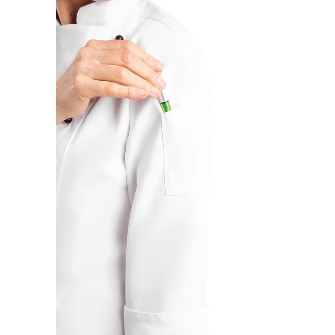 Whites Chicago Unisex Chef Jacket Long Sleeve White M • PAS-DL710-M