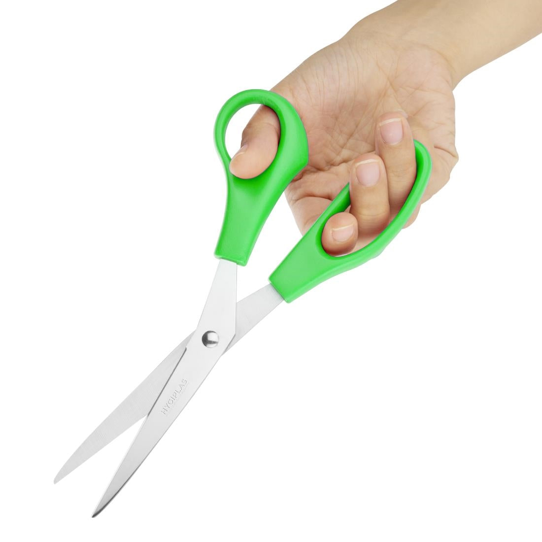 Hygiplas Colour Coded Green Scissors • PAS-DM039