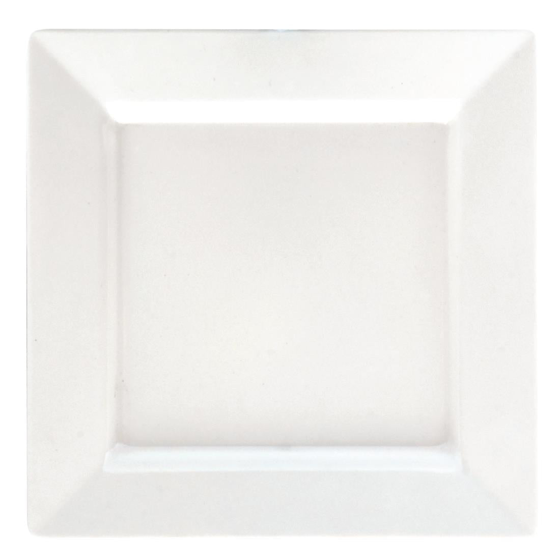 Ryner Melamine Square Platter White - 400x400mm (2 Pack) (Material: Melamine | 400x400mm (Box 2)) • PAS-DN385