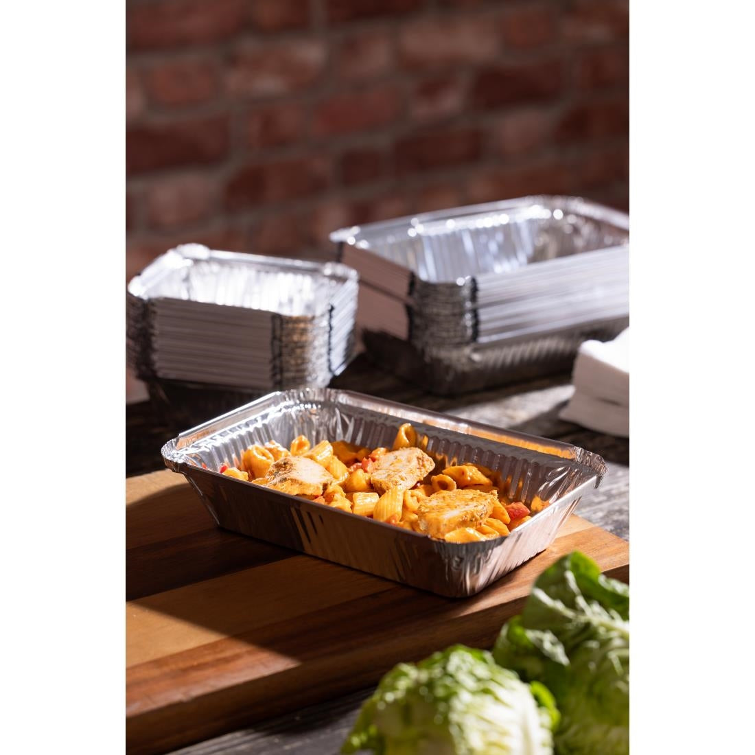 Fiesta Recyclable Foil Containers 725ml (500 Pack) (Capacity: 725ml | Pack Quantity: 500) • PAS-DP260