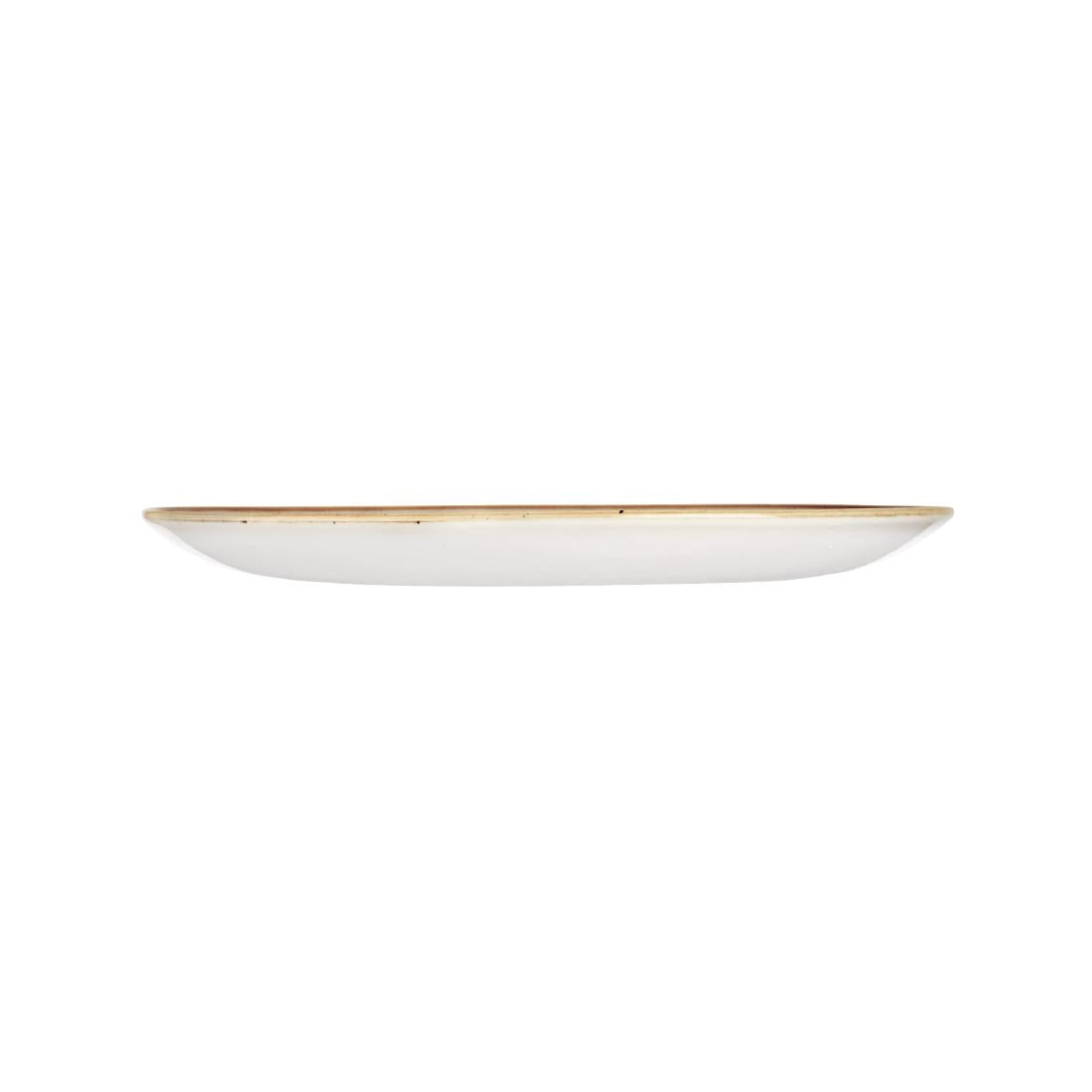Churchill Stonecast Peppercorn Grey Round Coupe Plate 324mm (324(Ø)mm / 12.75(Ø)". Peppercorn grey. Pack Quantity: 6) • PAS-DT660