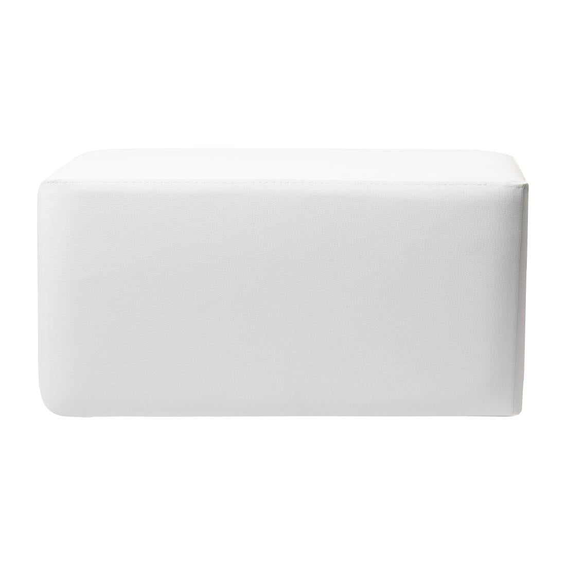 Furnlink Ottoman Rectangle - White (2 Pack) • PAS-DU028