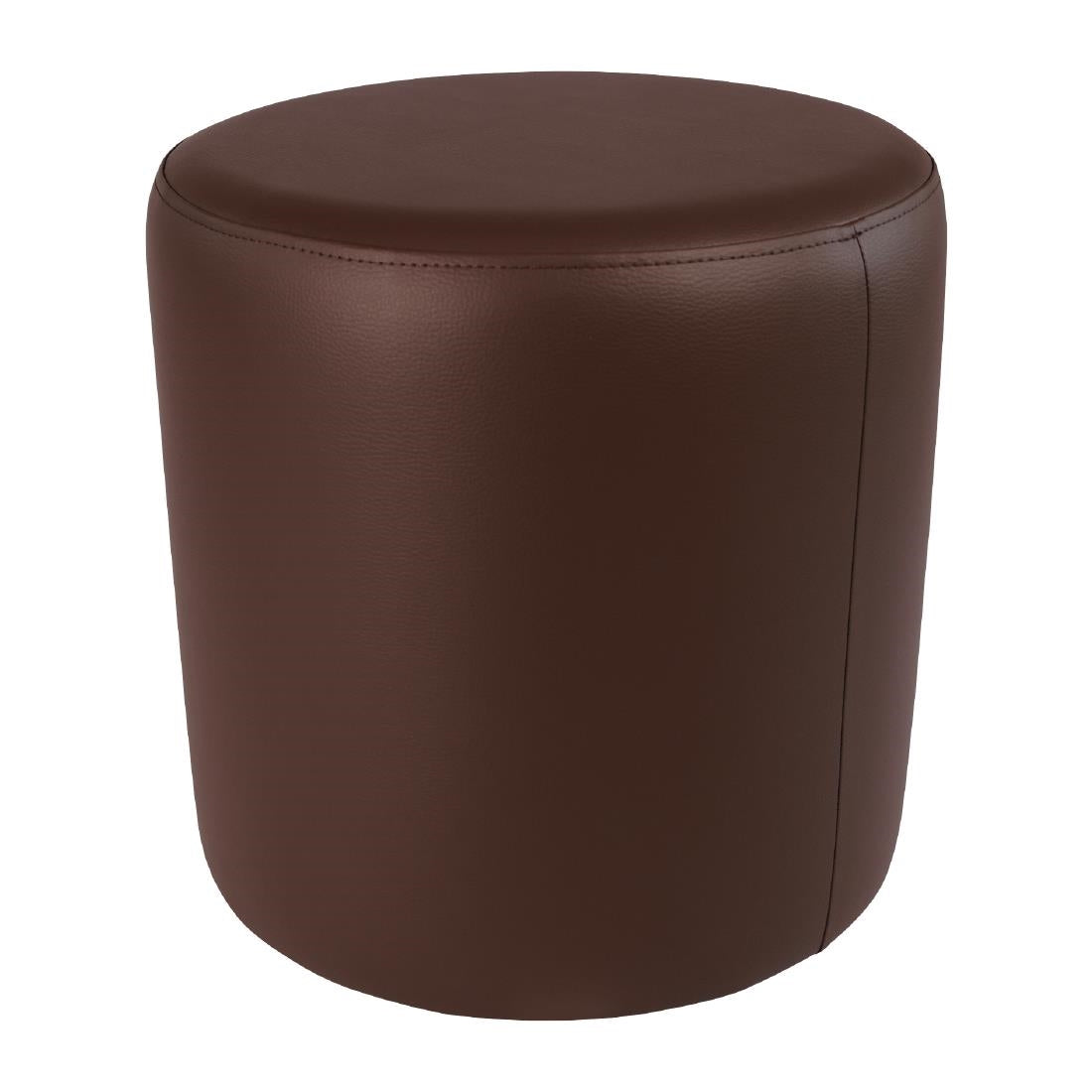 Furnlink Ottoman Round - Chocolate (2 Pack) • PAS-DU030