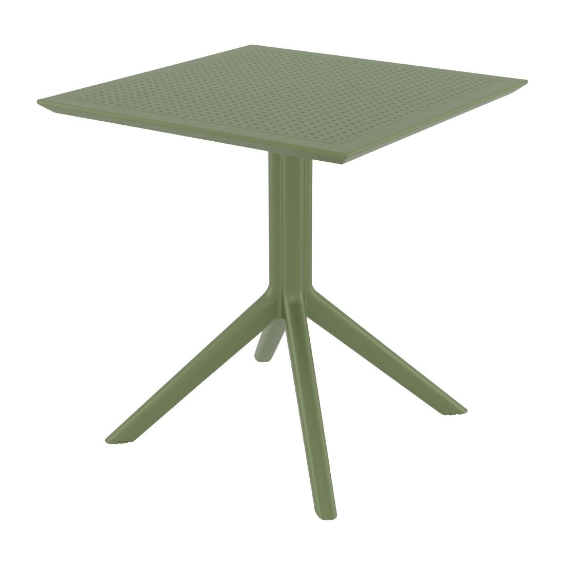Siesta Sky Table 70 Olive Green • PAS-DU037