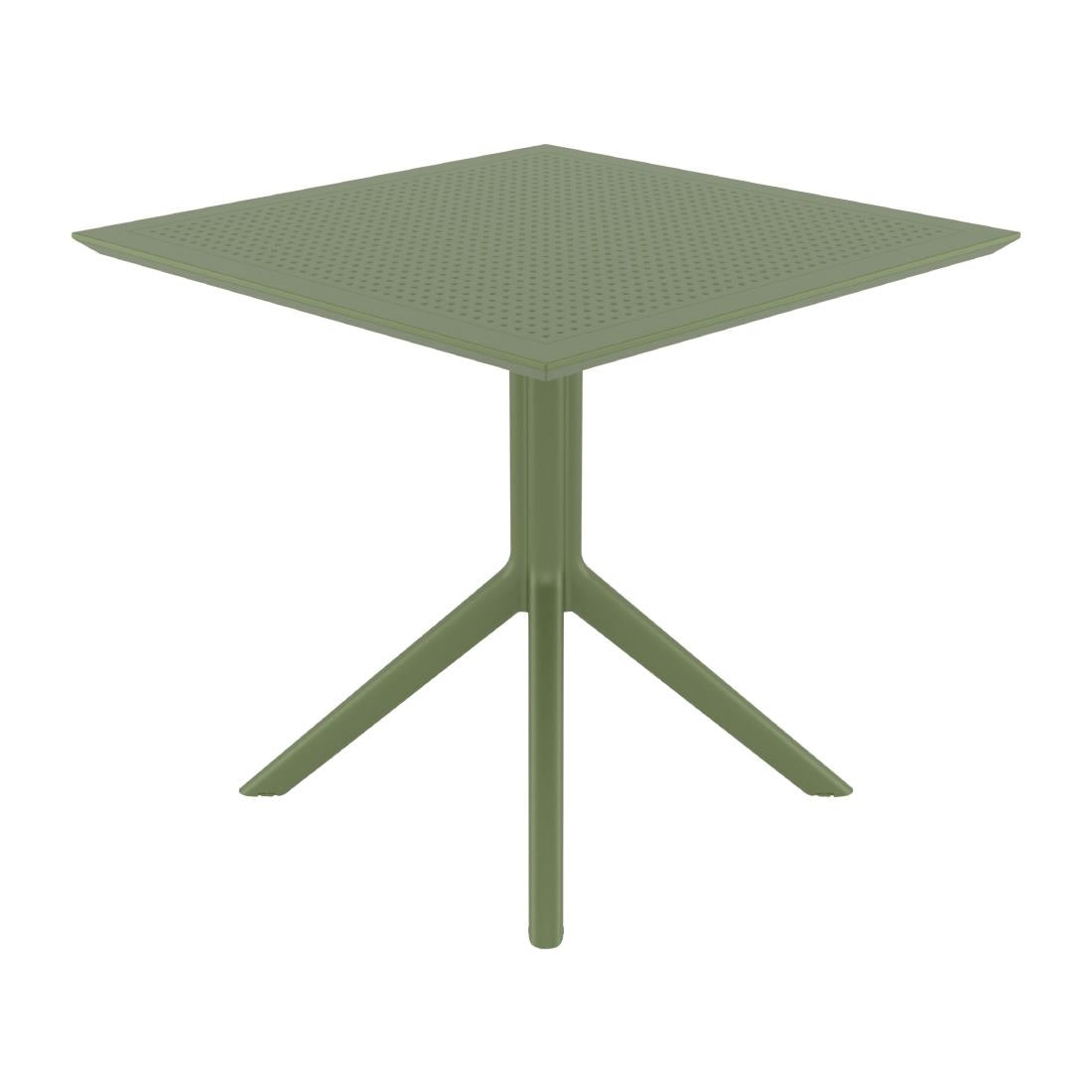 Siesta Sky Table 80 Olive Green • PAS-DU042