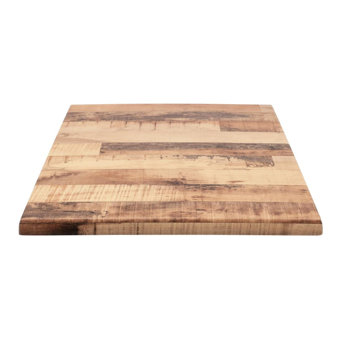 2 x Werzalit Rustic Kansas 600mm Square Duratop Tabletop by SM France • PAS-DU106