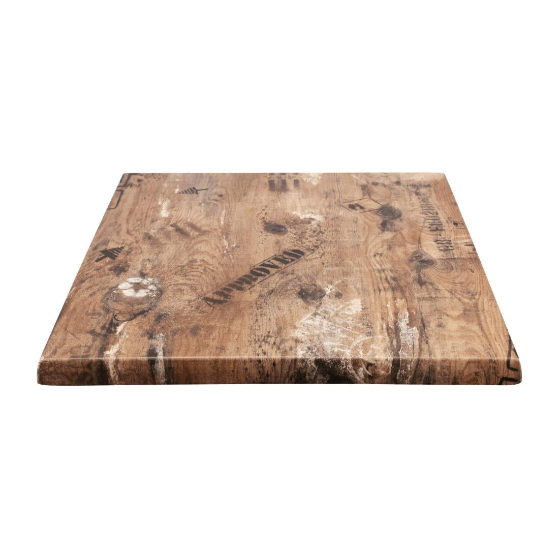 2 x Werzalit 700mm Square Duratop Tabletop by SM France • PAS-DU131