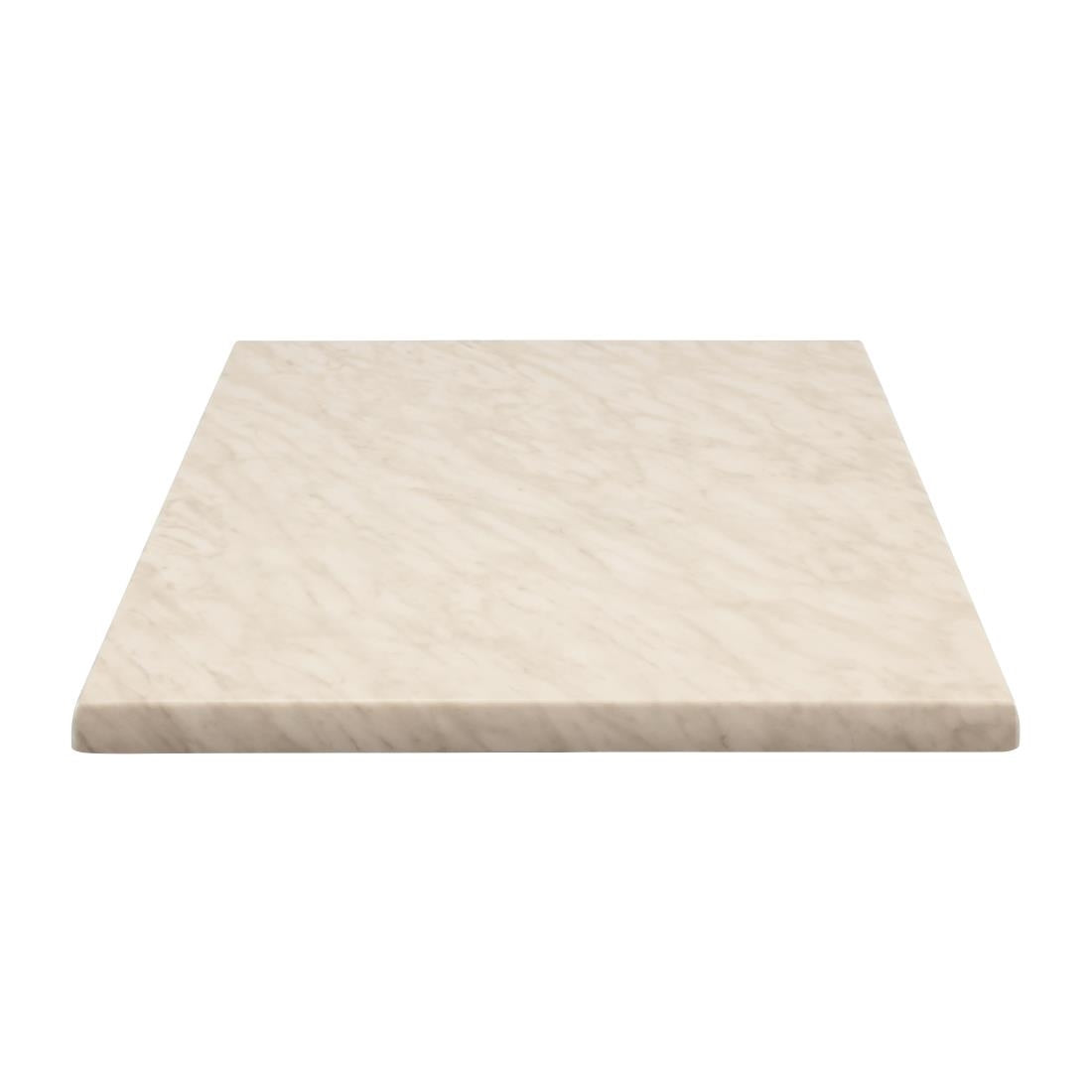 2 x Werzalit Marble 800mm Square Duratop Tabletop by SM France • PAS-DU145