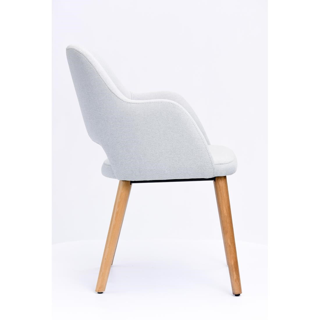 Furnlink Durafurn Sorbet Chair Light Grey (2 Pack) • PAS-DU223