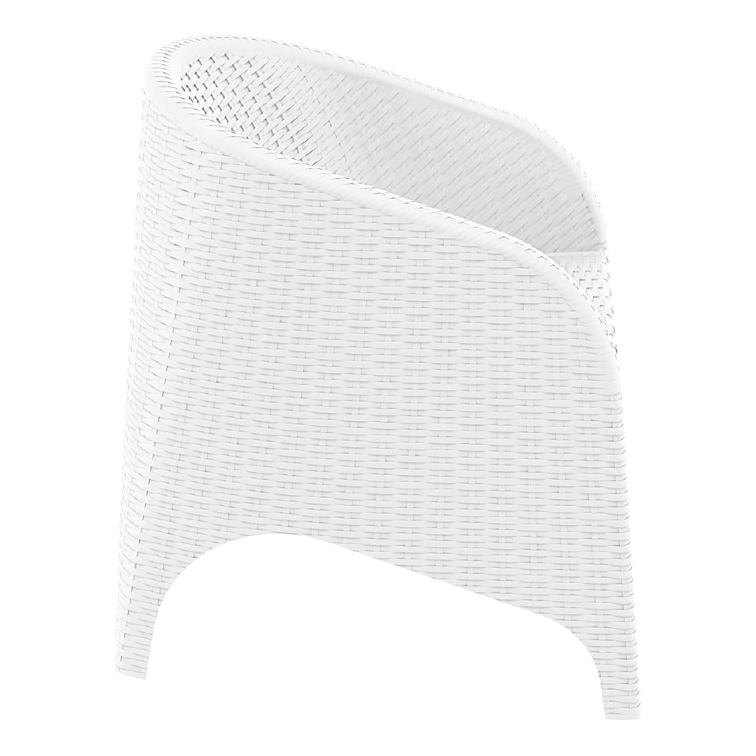 Siesta Aruba Armchair White (2 Pack) • PAS-DU253