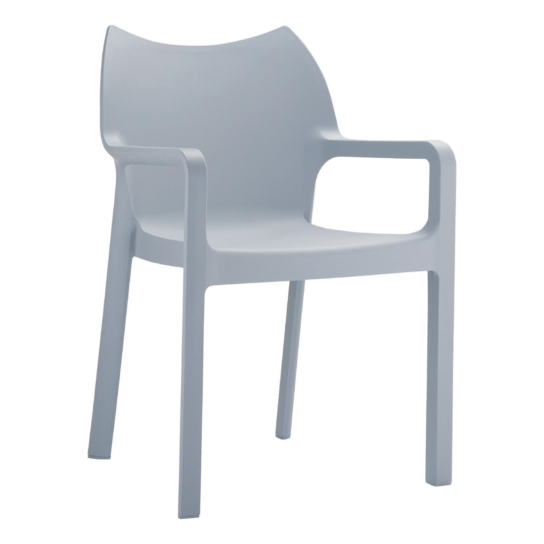 Siesta Diva Armchair Silver Grey (4 Pack) • PAS-DU257