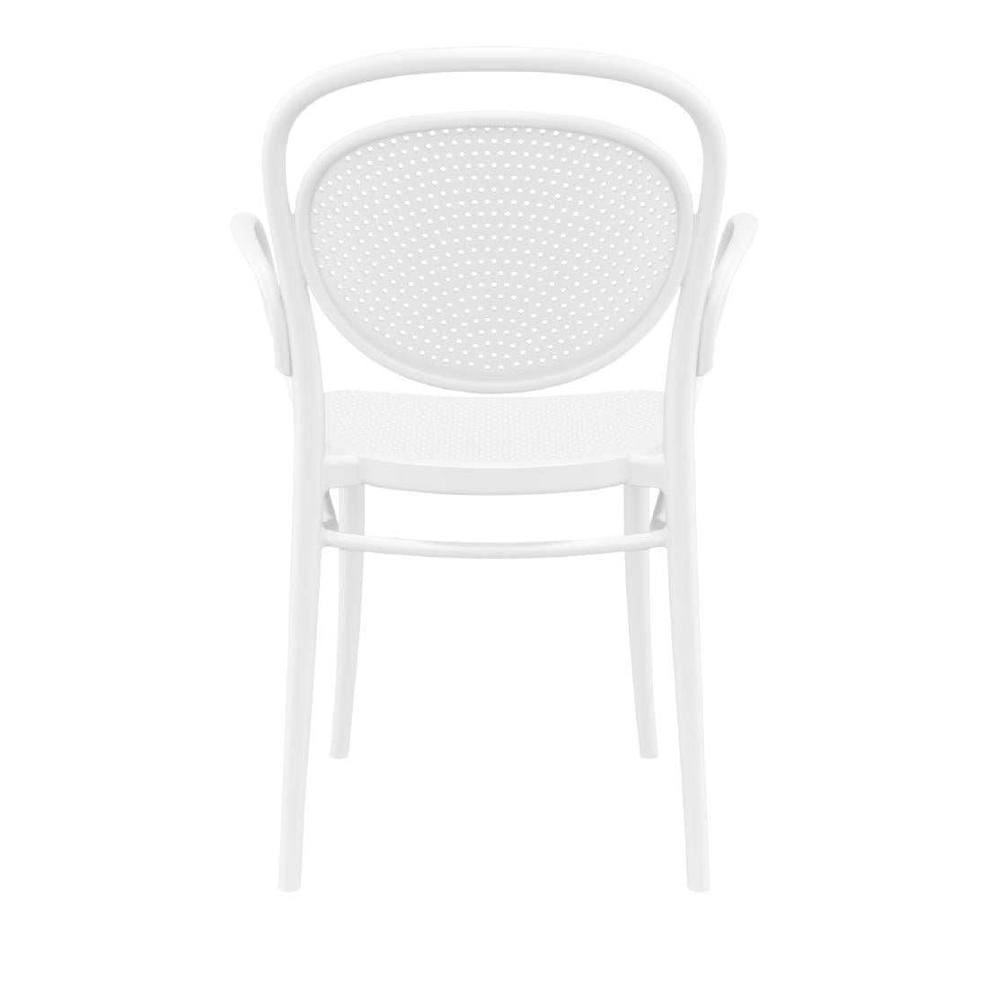 Siesta Marcel XL Chair White (2 Pack) • PAS-DU268