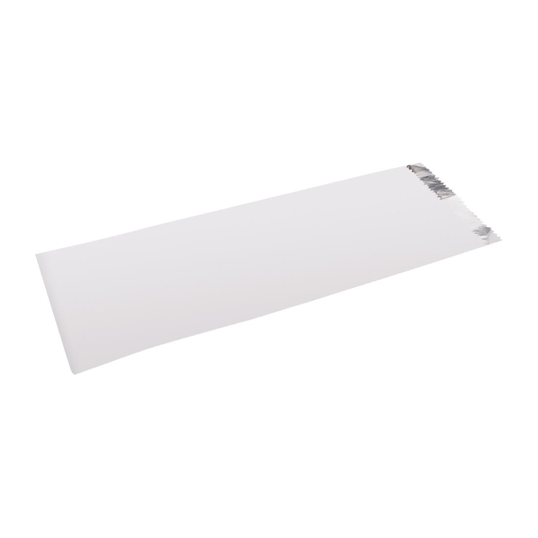 Detpak Hot Roll Foil Bag White (250 Pack) (308 x 115 x 45mm / 12x5x2" | Pack of 250) • PAS-DU276