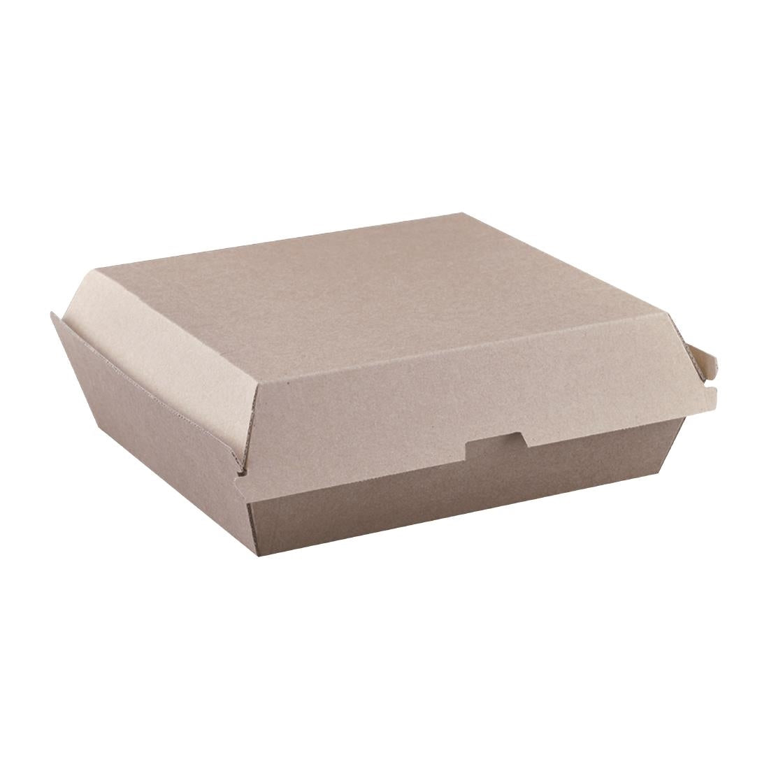 Detpak Endura Dinner Box Brown (150 Pack) (178 x 160 x 75mm / 7x6x3" | Pack of 150) • PAS-DU278