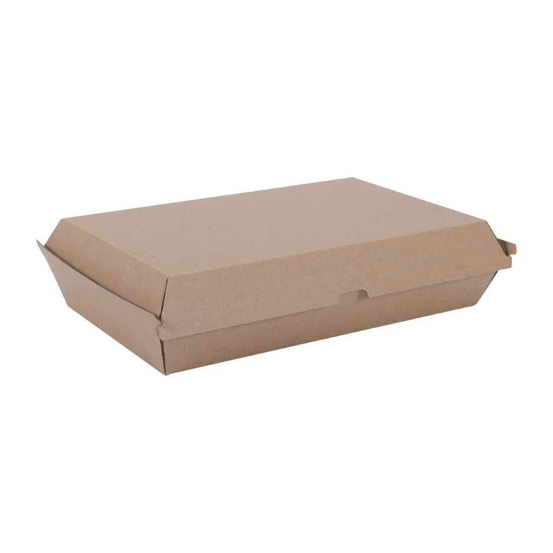 Detpak Endura Family Dinner Box Brown (100 Pack) (290 x 170 x 85mm / 11x7x3" | Pack of 100) • PAS-DU279