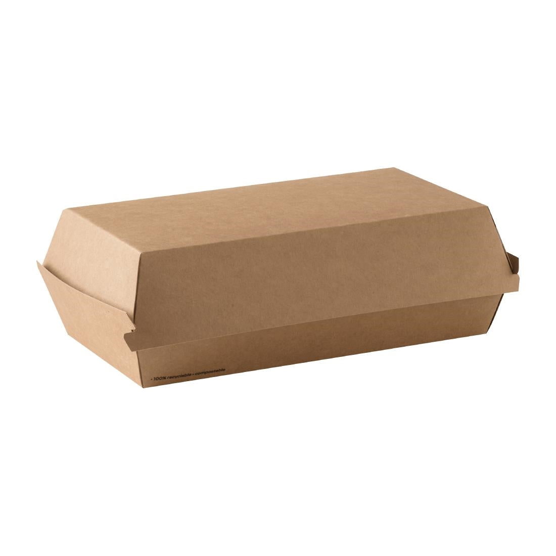 Detpak Go Large Meal Takeaway Box Brown (250 Pack) (206 x 103 x 76mm / 8x4x3" | Pack of 250) • PAS-DU282