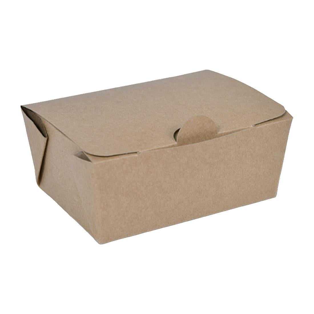 Detpak Extra Small Takeaway Box Brown - 400ml (400 Pack) (105 x 76 x 49mm / 4x3x2" | Pack of 400) • PAS-DU290