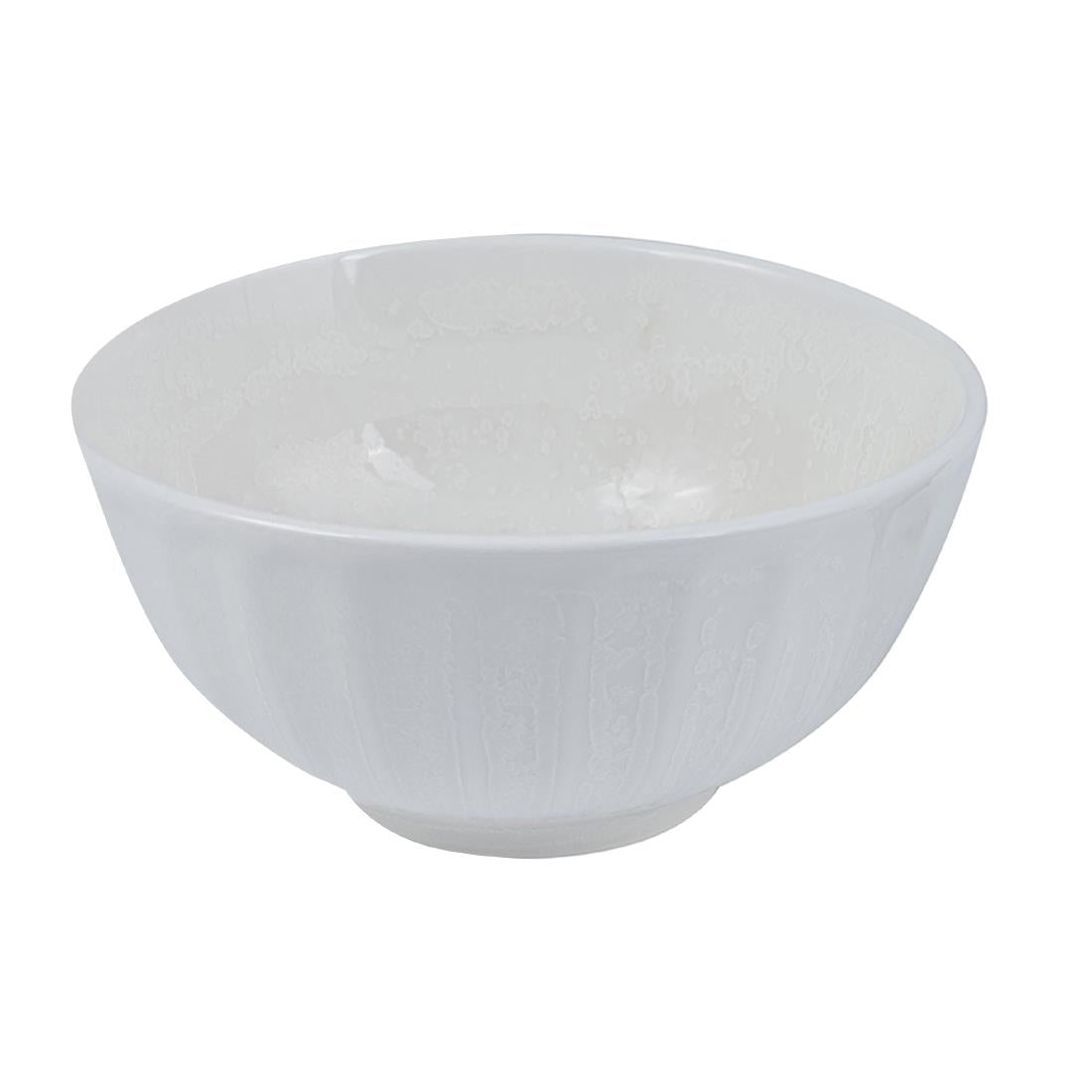 Moda Porcelain Snow Scalloped Round Bowl 180mm - 1000ml (4 Pack) (180mm | 1000ml | Box of 4) • PAS-DU415