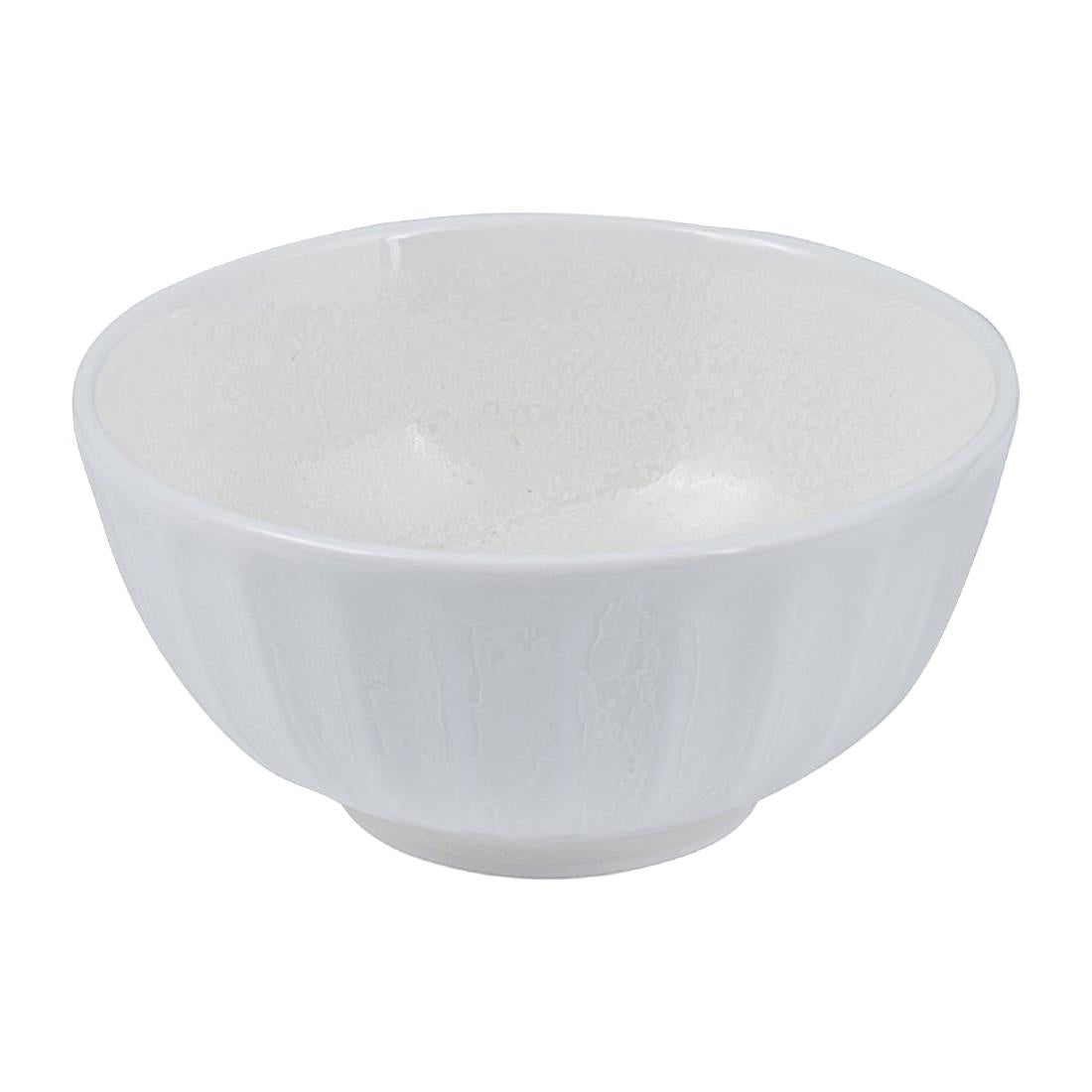 Moda Porcelain Snow Scalloped Round Bowl 140mm - 490ml (6 Pack) (140mm | 490ml | Box of 6) • PAS-DU416