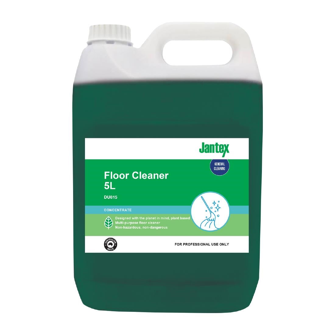 Jantex Green Floor Cleaner Concentrate 5Ltr (Pack Quantity: 1 x 5Ltr | Concentrated) • PAS-DU815