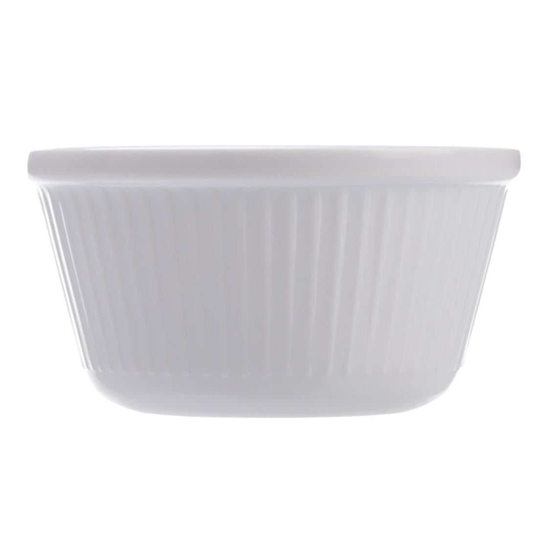 Coucou Ramekin Fluted White - 120ml • PAS-DU854
